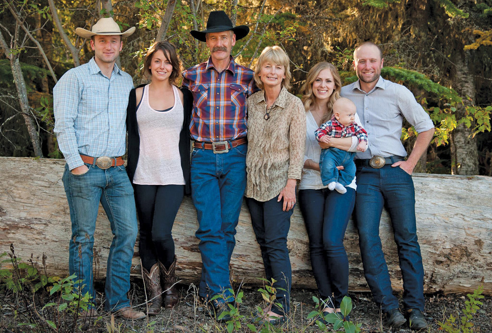 The Bar K has been a family affair for Warren, Chantelle, Mark, Laura, Tamara and Taylor Grafton.