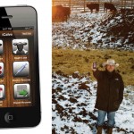 Meyer has the only calving app developed by a Canadian rancher on the market today. At left, how the iCalve app appears on an iPhone.