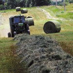 baling hay