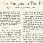 antique newspaper article