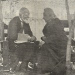 vintage newspaper photo