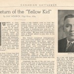 vintage newspaper article