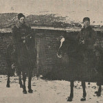 vintage newspaper photo