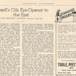 History: Russell’s Oils Eye-Opener to the East