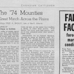 History: The ’74 Mounties: The Great March Across the Plains – Part 3