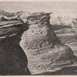 A sandstone rock sculpted by wind and weather in the Livingstone Valley.