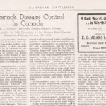 History: Livestock Disease Control in Canada
