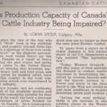 History: Is production capacity of Canada’s cattle industry being impaired?