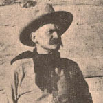 Gordon (Happy Jack) Johnson, deceased 1945, onetime manager of the Mexico Ranch at Steveville, Alta., which was owned by Lord Beresford. Photo taken about 1915.