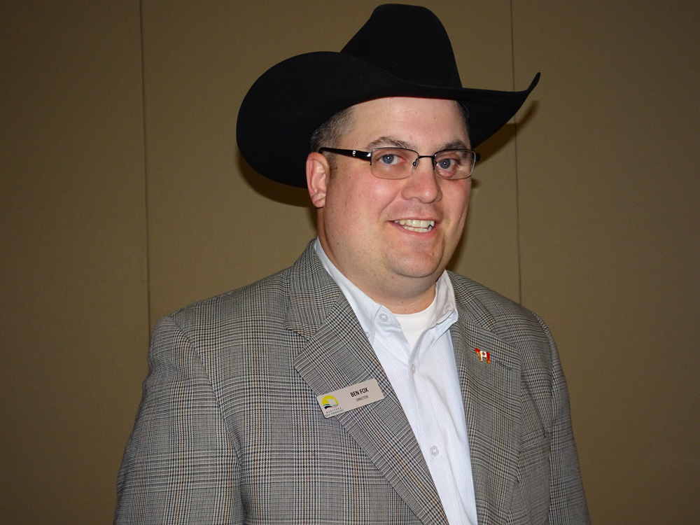 Ben Fox is the new president of the Manitoba Beef Producers.
