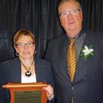 Bob and Marjorie Blacklock, Saskatoon, are well-known for their longtime connections with the Angus breed, livestock marketing, and livestock insurance businesses. They operated M Double B Livestock, a registered Angus operation and sale management company. Bob was an active partner in the Saskatoon Auction Mart from 1979 to 1996 and the couple took ownership until 2007. They were early partners with Farm Credit on the Alliance Program, operated the Stockmen’s Assistance Finance Company from 2003-2014, and continue to operate Stockmen’s Insurance. He is a past president of the Saskatchewan Angus Association and the Livestock Marketers of Saskatchewan.