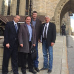 NCFA’s Casey Vanderploeg, Andre Roy, Ryan Thompson, and John Shooten in Ottawa.