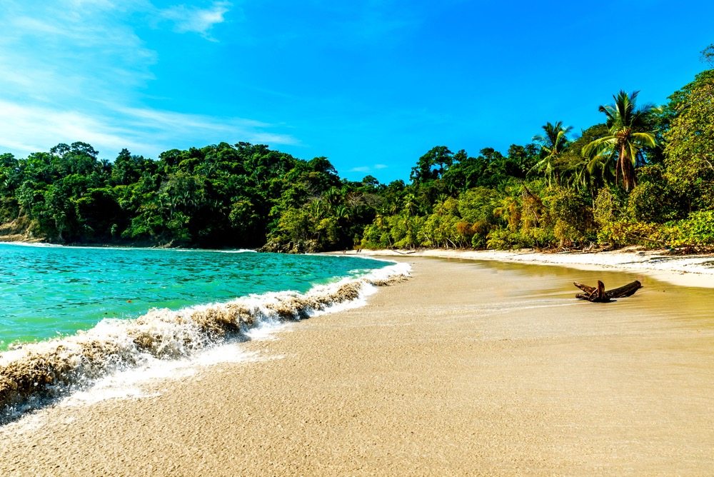Manuel Antonio, National Park in Costa Rica - beautiful tropical beach at pacific coast