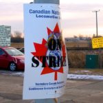 Teamster-represented engineers last walked the picket line at CN in 2009. (File photo by Dave Bedard)
