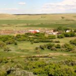 Gap Creek winds through Eric Lawrence’s ranch south of Maple Creek, Sask. (Lisa Guenther photo)