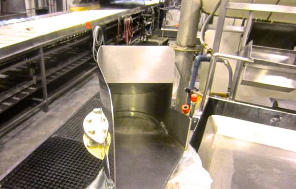 Equipment such as this offal blow tank at Quebec’s Levinoff-Colbex plant was sold to buyers onsite and online on Dec. 2. (BidSpotter.com)
