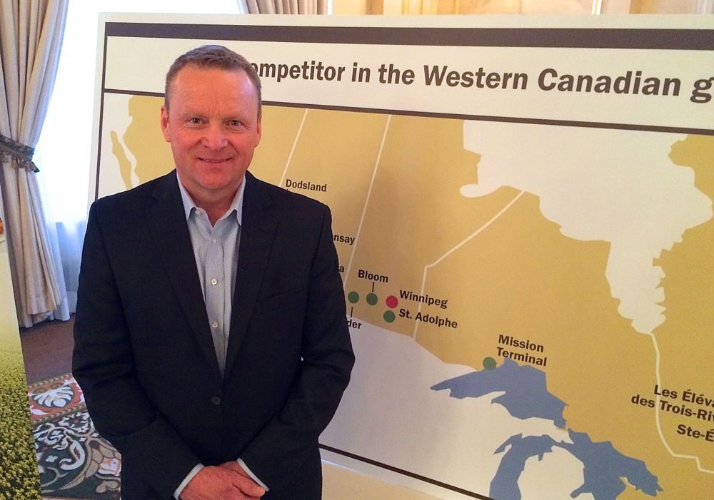 G3 CEO Karl Gerrand, shown here Wednesday in Winnipeg, says the new company is interested in further ag-related investments across the country. (Dave Bedard photo)
