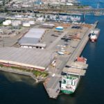 Western Stevedoring’s Lynnterm Terminal, shown here, is now the subject of a feasibility study as the possible site of a new export terminal for Prairie grain. (Colin Jewell photo courtesy Port Metro Vancouver)