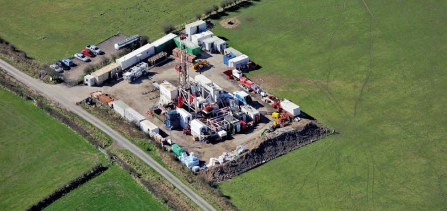 An aerial view of Sirius’ temporary drilling site at North Yorkshire. (SiriusMinerals.com)
