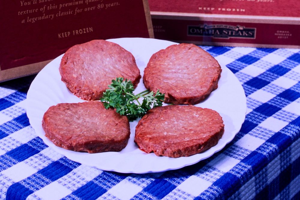 Irradiated ground beef, such as these burger patties, is expected to have a lower potential presence of harmful pathogens such as E. coli. (Stephen Ausmus photo courtesy ARS/USDA)
