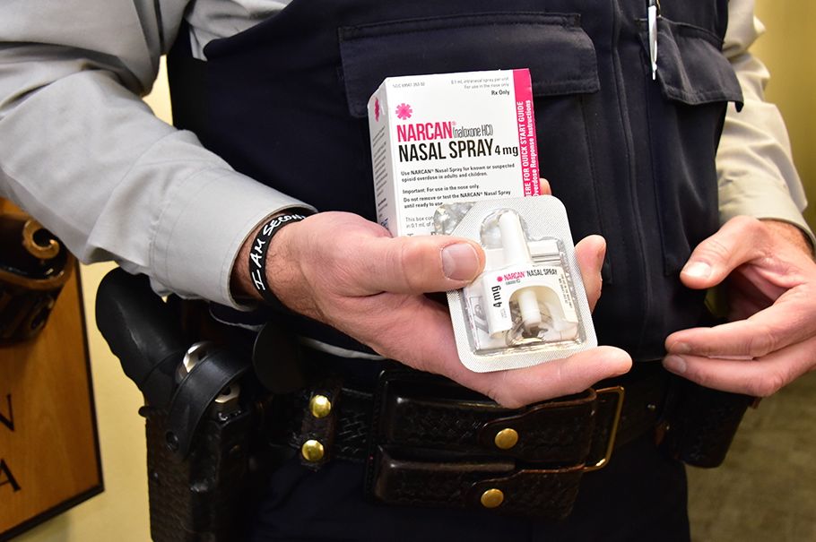 As of this month, all front-line RCMP officers in rural Manitoba have been equipped with naloxone kits to assist people who have come into contact with opioids. (Photo courtesy Manitoba RCMP)
