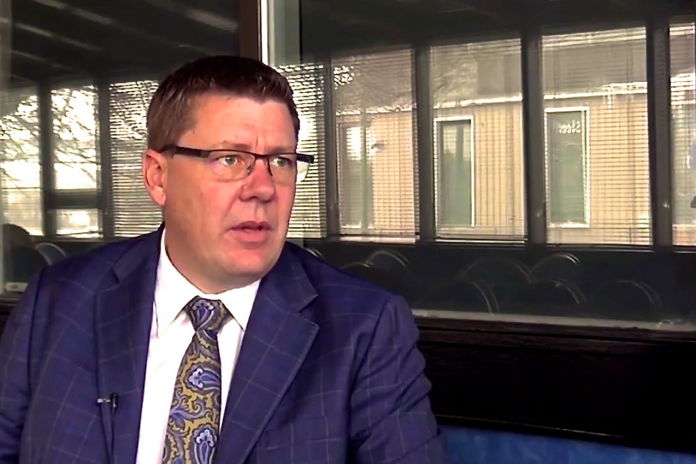 Scott Moe discusses plans to lift the PST off insurance premiums in a Canadian Taxpayers Federation video. (CTF video screengrab via YouTube)
