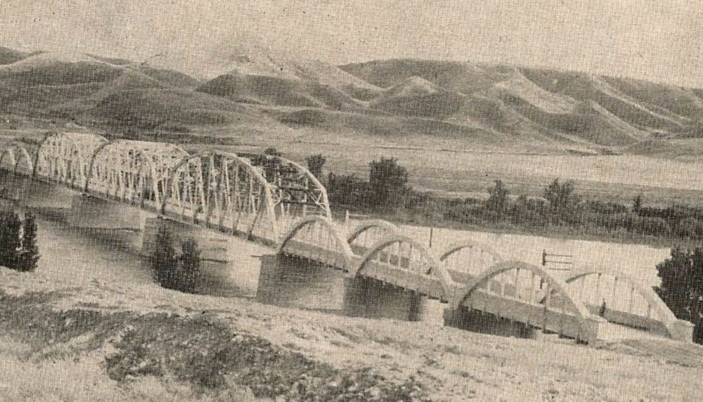 The new bridge replaces the ferry.