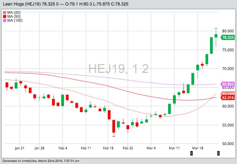 U.S. livestock: Lean hogs notch fresh contract highs on export hopes