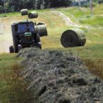 Haying is underway in Western Canada.