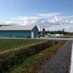 A rendition, by Genitique, of the planned biomethanization plant to be built at Warwick, about 65 km southeast of Trois-Rivieres. (Groupe CNW/Energir)