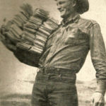 Carrying the mail.