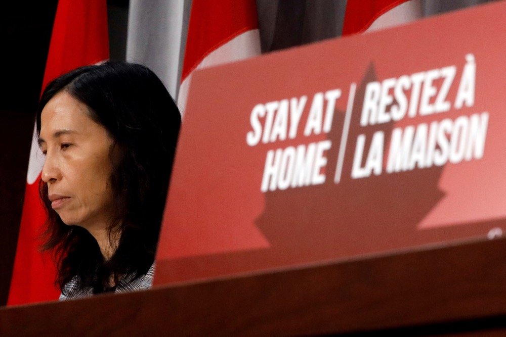 File photo of Canada’s chief public health officer Dr. Theresa Tam at a news conference in Ottawa on April 9, 2020. (Photo: Reuters/Blair Gable)
