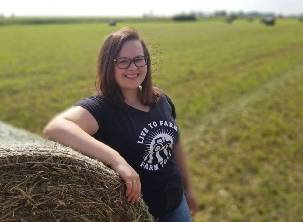 Amanda Brodhagen is a young beef producers from Stratford, Ontario