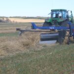Ryan Sommerfeld's Aerow speeds drying by lifting and fluffing swaths.