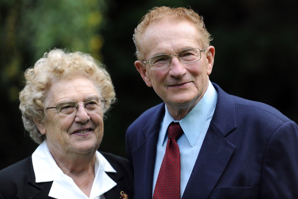 Louise and Percy Schmeiser. (Mary Lou Schechtel photo courtesy Mongrel Media)
