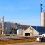 Husky Energy’s ethanol plant at Minnedosa, Man., about 45 km north of Brandon. (HuskyGrain.com)