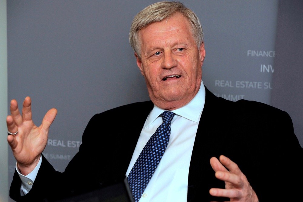 Rep. Collin Peterson, chairman of the House agriculture committee, speaks to reporters at the Reuters Financial Regulation Summit in Washington on April 27, 2009. (File photo: Reuters/Mike Theiler)
