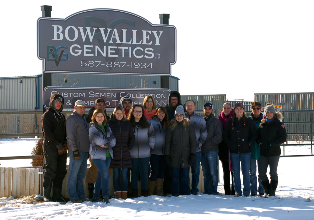 The staff at Bow Valley Genetics.