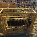 Attendees take in livestock handling equipment demos at the 2019 Ag in Motion.  Canadian Cattlemen file photo  