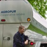 Screengrab from a 2019 video profiling a day in the life of an Agropur bulk milk grader. (Agropur Cooperative via YouTube)