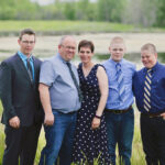 From left to right: Peter, Lyal Jr., Rose, Spencer and Isaiah Fox.