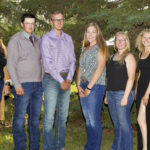 Canadian Junior Shorthorn Association board (L to R): Taylor Carlson, Evan Patriquin, Royce Moellenbeck, Sadie Anwender, Brooke Van De Voorde, Jessica Davey and Samantha Lundy. Missing from photo: Sarah Height and Samuel Dempsey.
