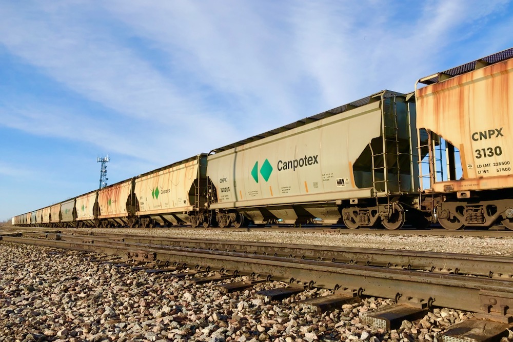 File photo of Canpotex potash cars. (Dave Bedard photo)

