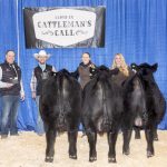 The Berting family at Lloydminster Exhibition’s Cattlemen’s Call.