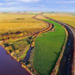 File aerial photo of highway through cropland in Argentina. (Gracieross/iStock/Getty Images)