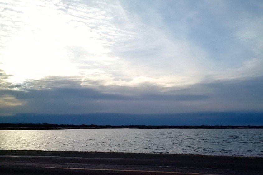 File photo of flooded cropland in the RM of St. Andrews, north of Winnipeg. (Manitoba Co-operator photo)
