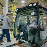 Screengrab from a CNH promotional video of its Magnum tractor assembly plant at Racine, Wisconsin. (CNH video)