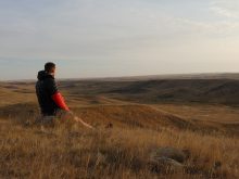 Timm D&ouml;bert (pictured) published a paper after doing research on water infiltration on AMP grazed land. 