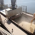 File photo of barley being loaded for export at the Black Sea port of Mykolaiv, Ukraine on July 9, 2013. (Photo: Reuters/Vincent Mundy)