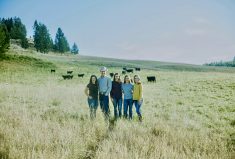 Doug and Erika Fossen and family of Rock Creek, B.C.